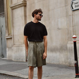 Roux Knit T-shirt (Black)