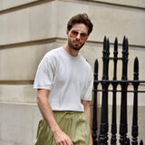 Roux Knit T-shirt (Beige)