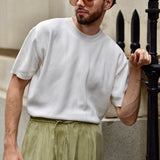 Roux Knit T-shirt (Beige)