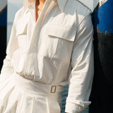 Ernesto Army Shirt (Ivory)