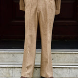 Kent Pants (Camel Herringbone)