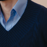 Albert Tennis Sweater (Navy)