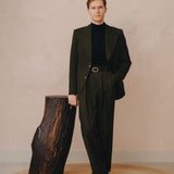 Portobello Blazer (Green Wool)