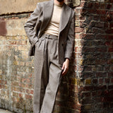 Walton Pants (Brown Houndstooth)