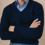 Albert Tennis Sweater (Navy)