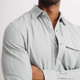 Santiago Pattern Shirt (Powder Blue)