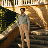 Santiago Pattern Shirt (Powder Blue)