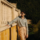 Santiago Pattern Shirt (Powder Blue)