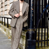 Walton Pants (Brown Houndstooth)