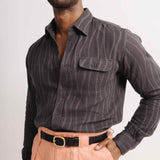 Santiago Pattern Shirt (Black)