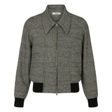Enson Raglan Jacket (Grey Plaid)