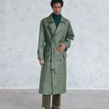 Midori Leather Trench Coat