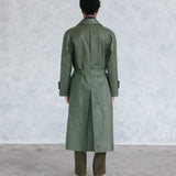 Midori Leather Trench Coat