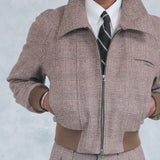 Enson Raglan Jacket (Plaid)