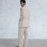 Montaro Safari Jacket (Herringbone Oatmeal)