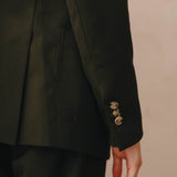Portobello Blazer (Green Wool)