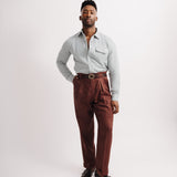 Santiago Pattern Shirt (Powder Blue)