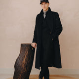 Tokyo Robe (Black Mongolian Wool)