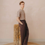Olympia Pants (Taupe)