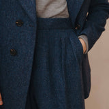 Walton Pants (Blue Heringbone)