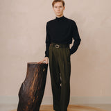 Portobello Pants (Green Wool)