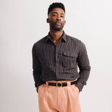 Santiago Pattern Shirt (Black)