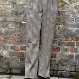 Walton Pants (Brown Houndstooth)