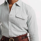 Santiago Pattern Shirt (Powder Blue)