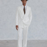 Manhattan DB Blazer (Ivory Linen)