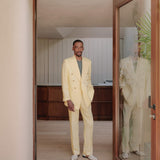 Manhattan Pants (Lemon Linen)