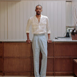 Belfast Gurkha Pants (Blue Linen)