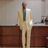 Manhattan Pants (Lemon Linen)