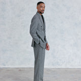 Walton Pants (Grey Houndstooth)