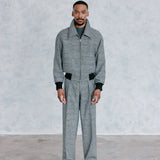 Enson Raglan Jacket (Grey Plaid)