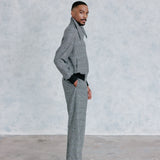 Enson Raglan Jacket (Grey Plaid)