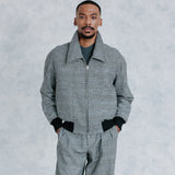 Enson Raglan Jacket (Grey Plaid)