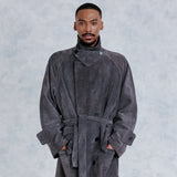 Midori Suede Trench Coat