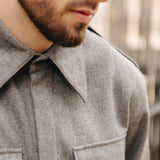 Ernesto Army Shirt (Grey Flannel)