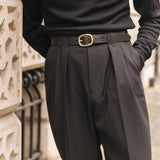 Portobello Pants (Black Wool)