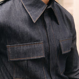 Ernesto Army Shirt (Japanese Denim)
