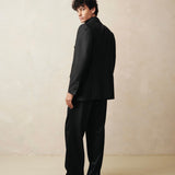Harrington Pants (Black Wool)