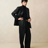 Harrington Pants (Black Wool)