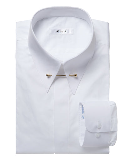 Geestelijk realiteit gebaar Gabriel Custom Pin Collar Shirt – Albert Clothing