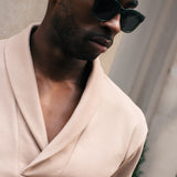 Shawl Pullover Shirt (Taupe)