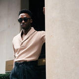 Shawl Pullover Shirt (Taupe)