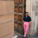 Shawl Pullover Shirt (Navy)