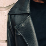 Huey Leather Trench
