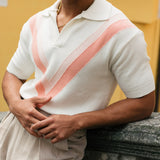 Lucca Knitted Polo (pink)