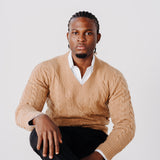 Albert Tennis Sweater (Camel)