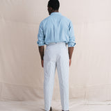 Seville Seersucker Gurkha Pants (Blue)